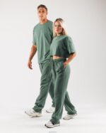 Clothing IE Alphalete Unisex Origin Pant Serene Green 2L4400452 - Image 2