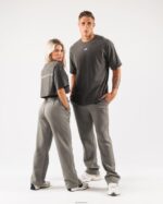 Clothing IE Alphalete Unisex Origin Pant Sterling Grey 2L4400453 - Image 2
