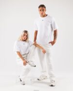 Clothing IE Alphalete Unisex Origin Pant White 2L4400447 - Image 2
