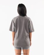 Clothing IE Alphalete Unisex Pump University Tee Charcoal Grey 2L4400229 - Image 5