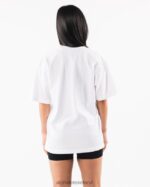 Clothing IE Alphalete Unisex Pump University Tee White 2L4400228 - Image 5