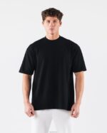 Clothing IE Alphalete Unisex Radial Blur Tee Black 2L4400196 - Image 2