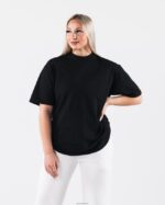 Clothing IE Alphalete Unisex Radial Blur Tee Black 2L4400196 - Image 3