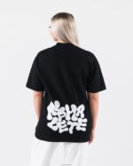 Clothing IE Alphalete Unisex Radial Blur Tee Black 2L4400196 - Image 5