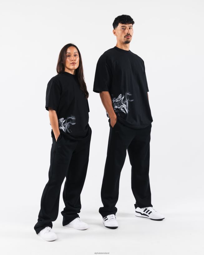 clothing_ie_alphalete_unisex_smoke_tee_black_2l4400185.jpg Clothing IE Alphalete Unisex Smoke Tee Black 2L4400185 - Image 1