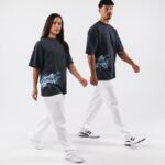 Clothing IE Alphalete Unisex Smoke Tee Dolphin Blue 2L4400184