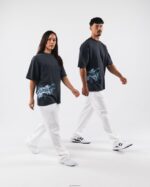 Clothing IE Alphalete Unisex Smoke Tee Dolphin Blue 2L4400184