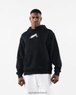 Clothing IE Alphalete Unisex Stencil Hoodie Black 2L4400272