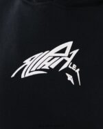 Clothing IE Alphalete Unisex Stencil Hoodie Black 2L4400272 - Image 5