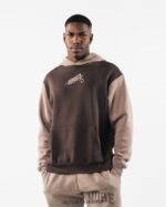 Clothing IE Alphalete Unisex Stencil Hoodie Cashmere Brown 2L4400271