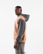 Clothing IE Alphalete Unisex Stencil Hoodie Clay Brown 2L4400270 - Image 3