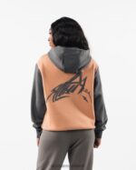 Clothing IE Alphalete Unisex Stencil Hoodie Clay Brown 2L4400270 - Image 4