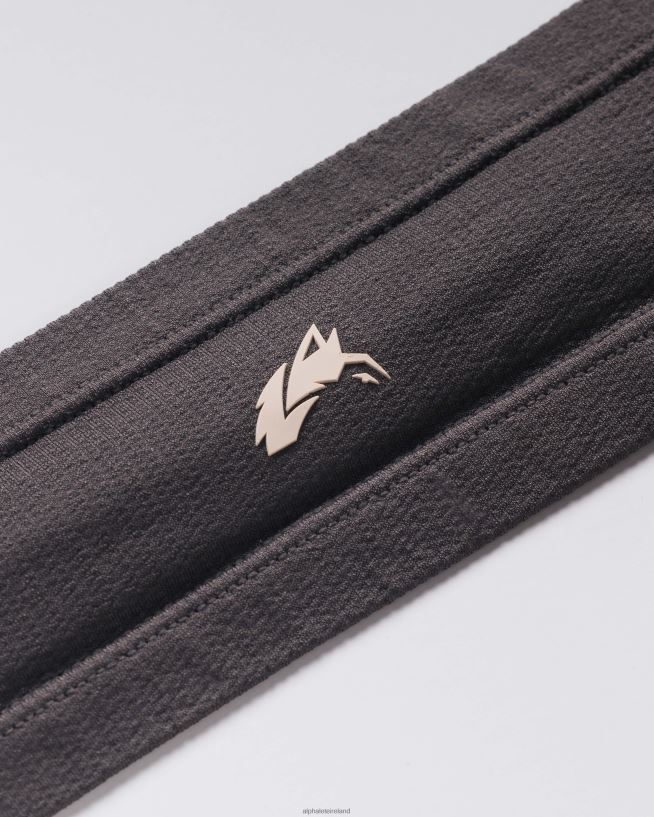 Clothing IE Alphalete Unisex Wolf Head Airtech Headband Dusty Concrete Grey 2L4400476 - Image 2