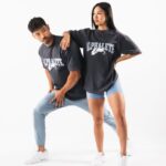 Clothing IE Alphalete Unisex Wolf Head Tee Dolphin Blue 2L4400232