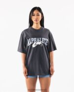Clothing IE Alphalete Unisex Wolf Head Tee Dolphin Blue 2L4400232 - Image 3