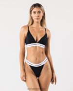 Clothing IE Alphalete Women Acute Bralette Black 2L440095
