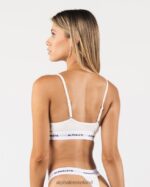Clothing IE Alphalete Women Acute Bralette White 2L440083 - Image 3