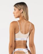 Clothing IE Alphalete Women Acute Cami Bralette Vanilla Brown 2L440084 - Image 3
