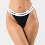 Clothing IE Alphalete Women Acute Thong Black 2L4400474