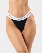 Clothing IE Alphalete Women Acute Thong Black 2L4400474