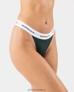 Clothing IE Alphalete Women Acute Thong Evergreen Green 2L4400472 - Image 2