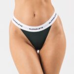 Clothing IE Alphalete Women Acute Thong Evergreen Green 2L4400472