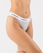Clothing IE Alphalete Women Acute Thong Heather Grey 2L4400470 - Image 2