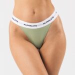 Clothing IE Alphalete Women Acute Thong Sage Green 2L4400471
