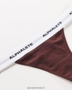 Clothing IE Alphalete Women Acute Thong Sangria Red 2L4400473 - Image 5
