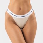 Clothing IE Alphalete Women Acute Thong Vanilla Brown 2L4400469