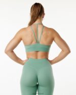 Clothing IE Alphalete Women Alphalux Tri Bra Ivy Green 2L4400142 - Image 2
