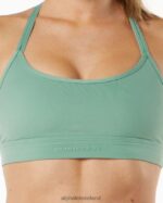 Clothing IE Alphalete Women Alphalux Tri Bra Ivy Green 2L4400142 - Image 4