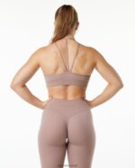 Clothing IE Alphalete Women Alphalux Tri Bra Passive Purple 2L4400146 - Image 2