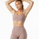 Clothing IE Alphalete Women Alphalux Tri Bra Passive Purple 2L4400146