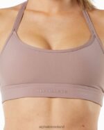 Clothing IE Alphalete Women Alphalux Tri Bra Passive Purple 2L4400146 - Image 4