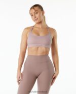 Clothing IE Alphalete Women Alphalux Tri Bra Purple Dove 2L4400145