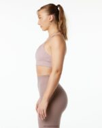 Clothing IE Alphalete Women Alphalux Tri Bra Purple Dove 2L4400145 - Image 3
