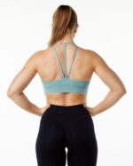 Clothing IE Alphalete Women Alphalux Tri Bra Rainfall Blue 2L4400143 - Image 2