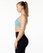 Clothing IE Alphalete Women Alphalux Tri Bra Rainfall Blue 2L4400143 - Image 3