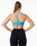 Clothing IE Alphalete Women Alphalux Tri Bra Rapids Blue 2L4400144 - Image 2