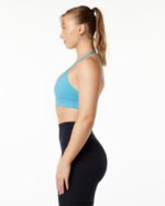 Clothing IE Alphalete Women Alphalux Tri Bra Rapids Blue 2L4400144 - Image 3