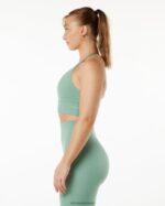 Clothing IE Alphalete Women Alphalux Wonder Bra Ivy Green 2L4400135 - Image 3