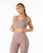 Clothing IE Alphalete Women Alphalux Wonder Bra Passive Purple 2L4400137
