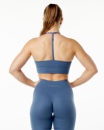 Clothing IE Alphalete Women Alphalux Wonder Bra Tuxedo Blue 2L4400136 - Image 2