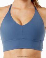 Clothing IE Alphalete Women Alphalux Wonder Bra Tuxedo Blue 2L4400136 - Image 4