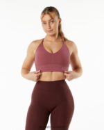 Clothing IE Alphalete Women Alphalux Wonder Bra Wisteria Red 2L4400138