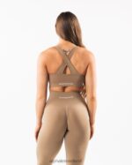 Clothing IE Alphalete Women Amplify Bra Chai Brown 2L4400103 - Image 2