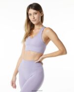 Clothing IE Alphalete Women Amplify Bra Misty Lilac Purple 2L4400128 - Image 3