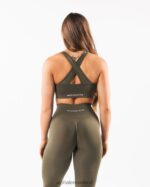 Clothing IE Alphalete Women Amplify Bra Oak Green 2L4400107 - Image 2