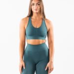 Clothing IE Alphalete Women Amplify Bra Ocean Blue 2L4400109